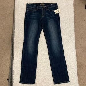 Dark blue, low rise, sweet straight Lucky Brand Jeans